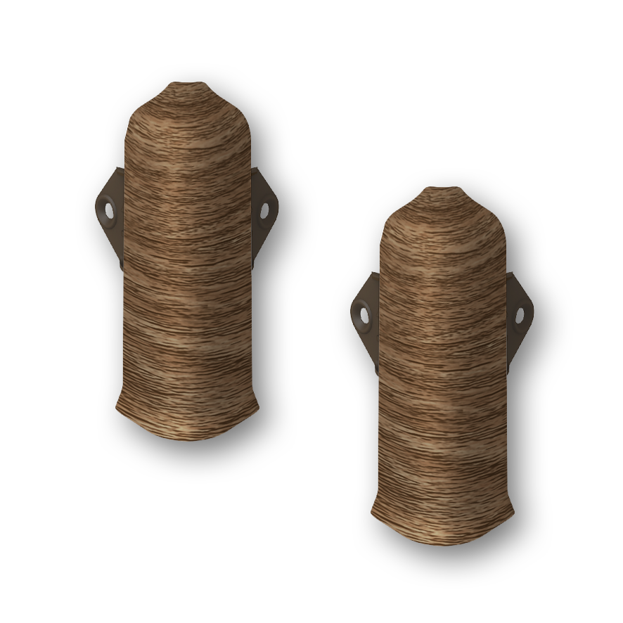 Наружный угол Лексида 80мм - 291 Орех