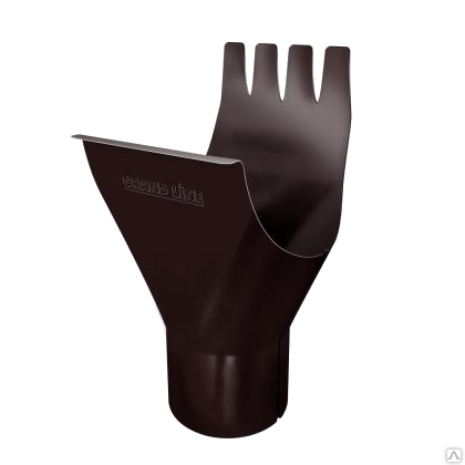 Воронка Optima, 12590мм шоколад RAL8017