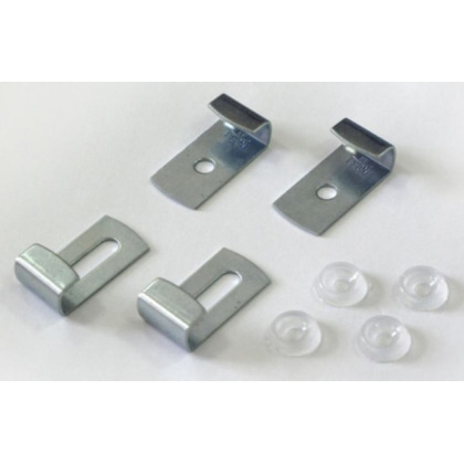 Крепление зеркала для мебели оцинк. с шурупом - (4 шт) - пакет Tech-Krep