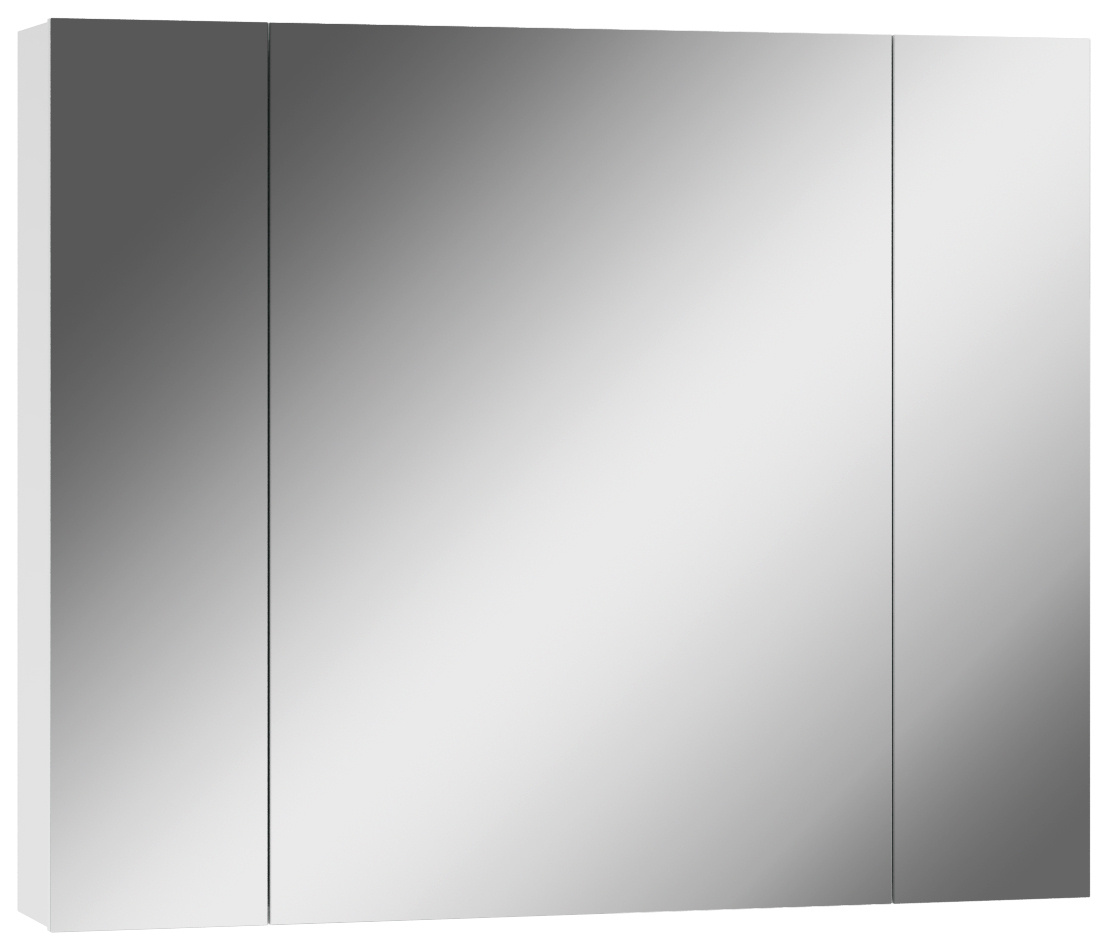 Шкаф-зеркало Норма 85 3 двери АЙСБЕРГ*