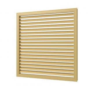 Решетка вентил. профиль ПВХ беж. П6060Р 600х600