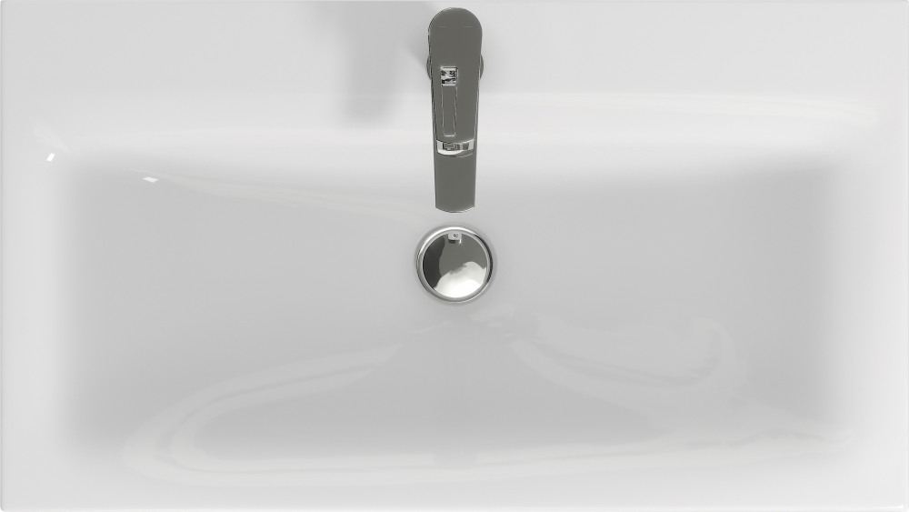 Умывальник мебельный МОДУО 80 (MODUO) СЛИМ (SLIM) 1 отв.CERSANIT