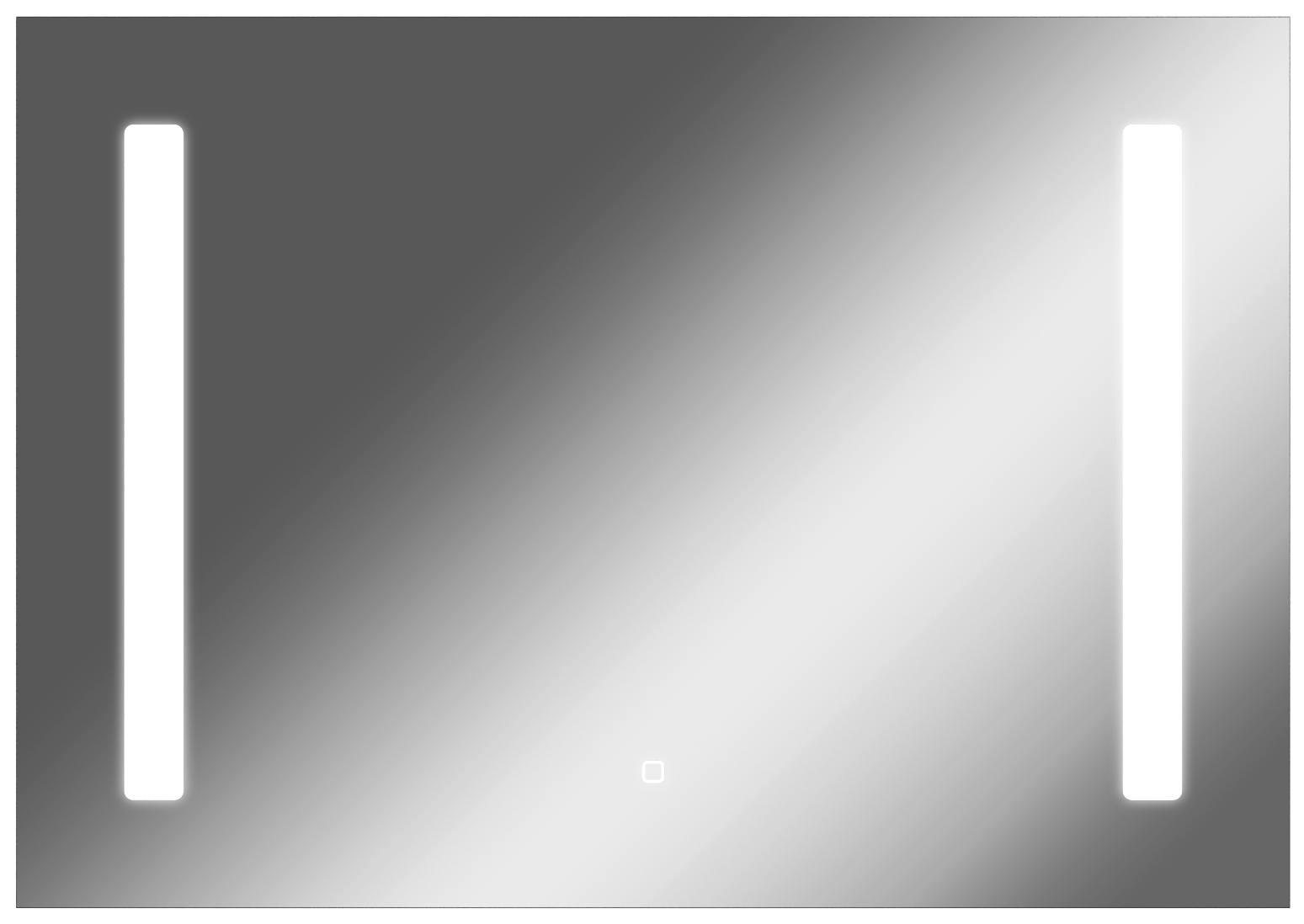 Зеркало Гуд Лайт (Good Light) 2-100 с подсветкой Sansa