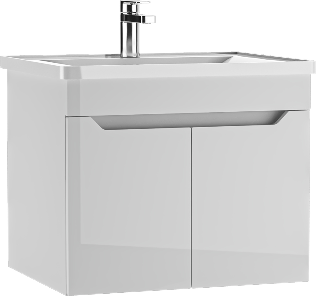 Тумба подвесная под умывальник "РИВО 60" (Rivo) Мечта без ящика АЙСБЕРГ