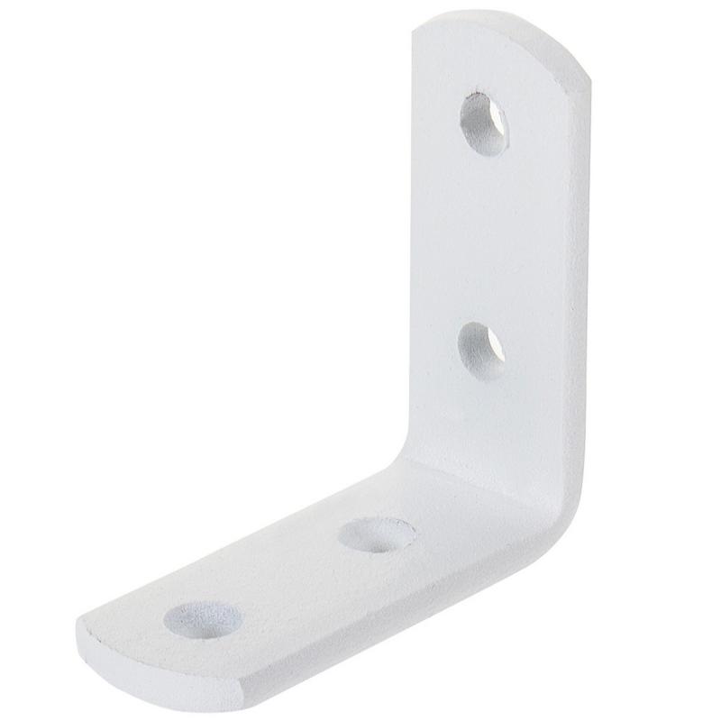 Кронштнейн бытовой белый 50х50