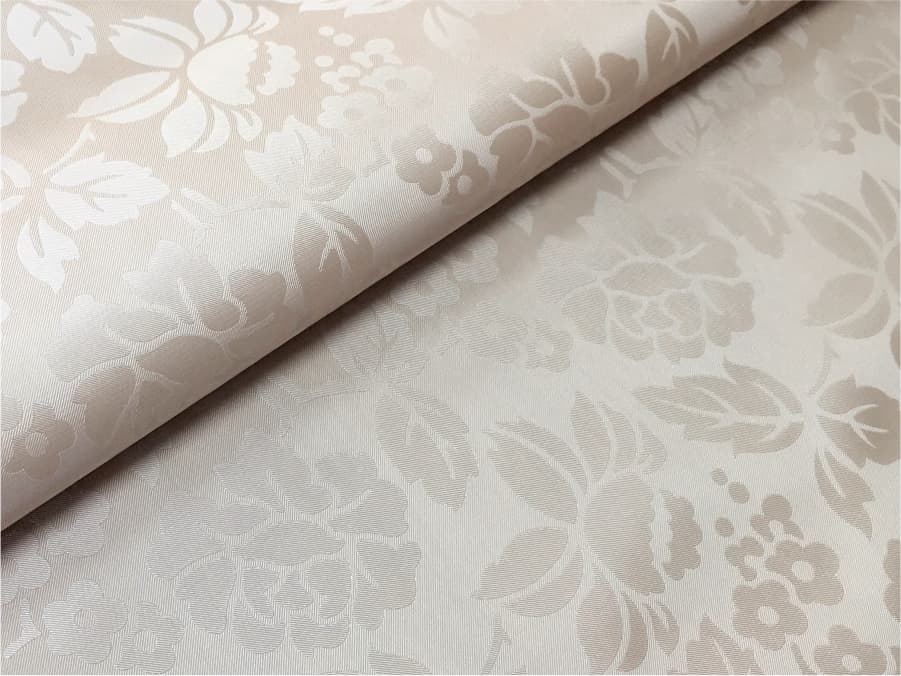 Клеенка на тканевой основе Жасмин 1,4020м мод. ZG-8253B  beige