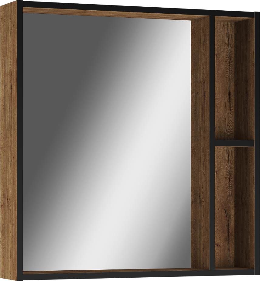 Шкаф-зеркало Альфа 70 (Alfa) левый/правый Домино