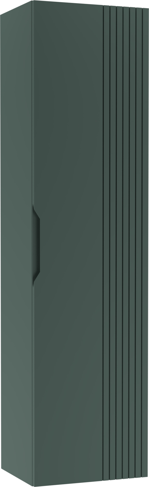 Пенал подвесной 40 Гарден (Garden) без ящика Зеленый левый/правый Домино