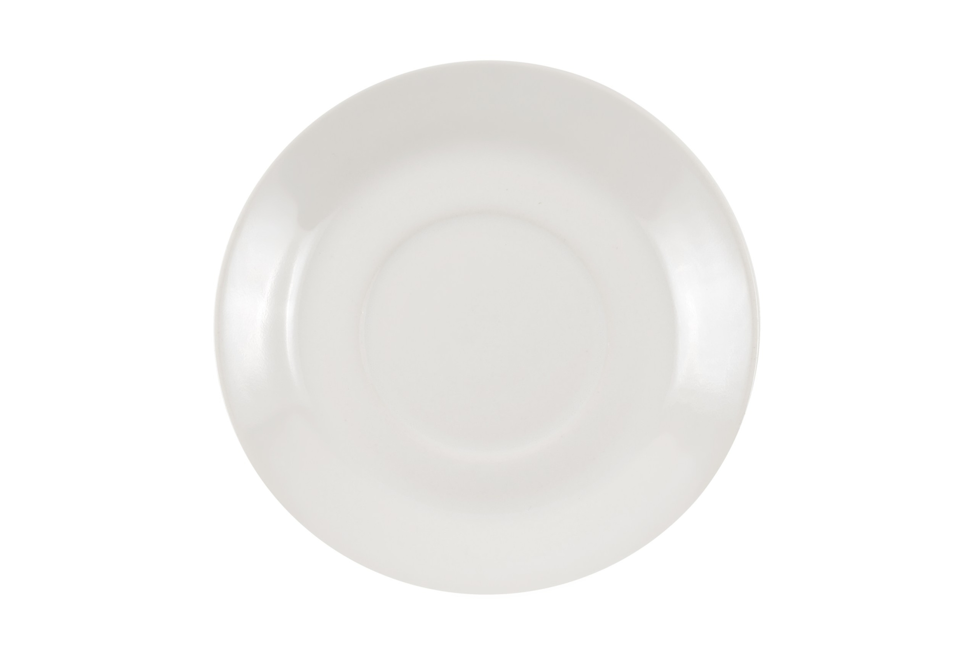 Блюдце 15,7 см  Премиум Белый глянец