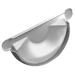 Заглушка торцевая универсальная Optima 125мм белая RAL9003