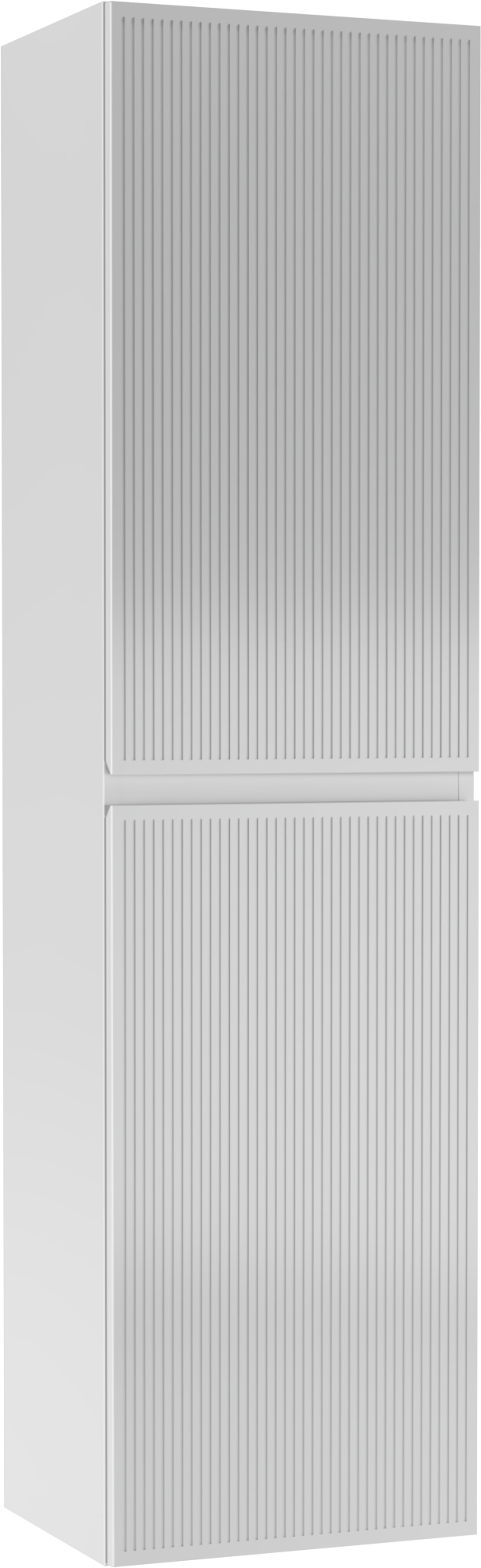 Пенал подвесной 40 Тауэр (Tower) без ящика Белый левый/правый Домино