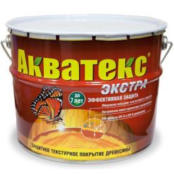 Пропитка по дереву бесцветная Акватекс экстра (9л)